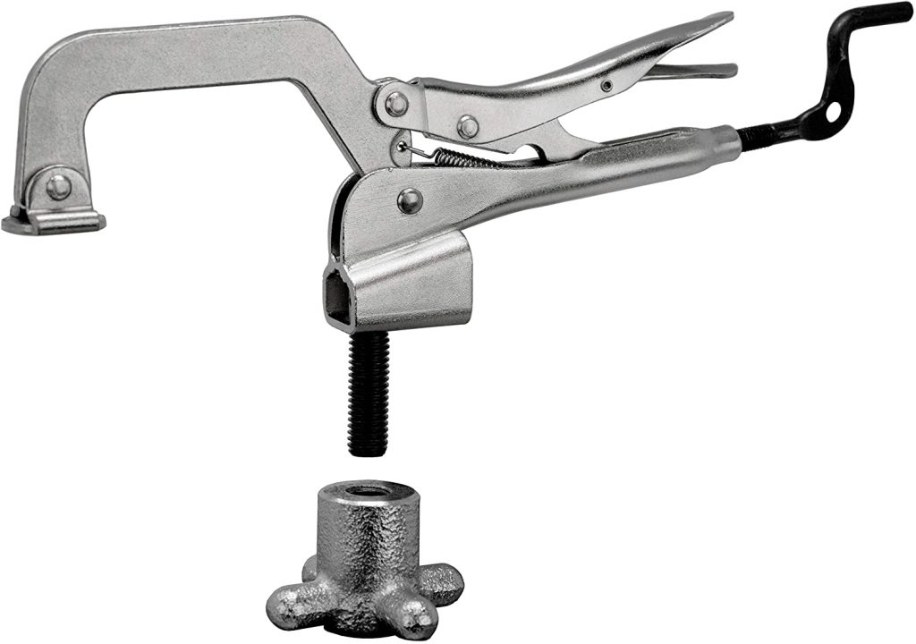 Drill Press Clamp with Crank Handle, Quick-Set Hold Down Clamp, PTTD634, Strong hand Tools