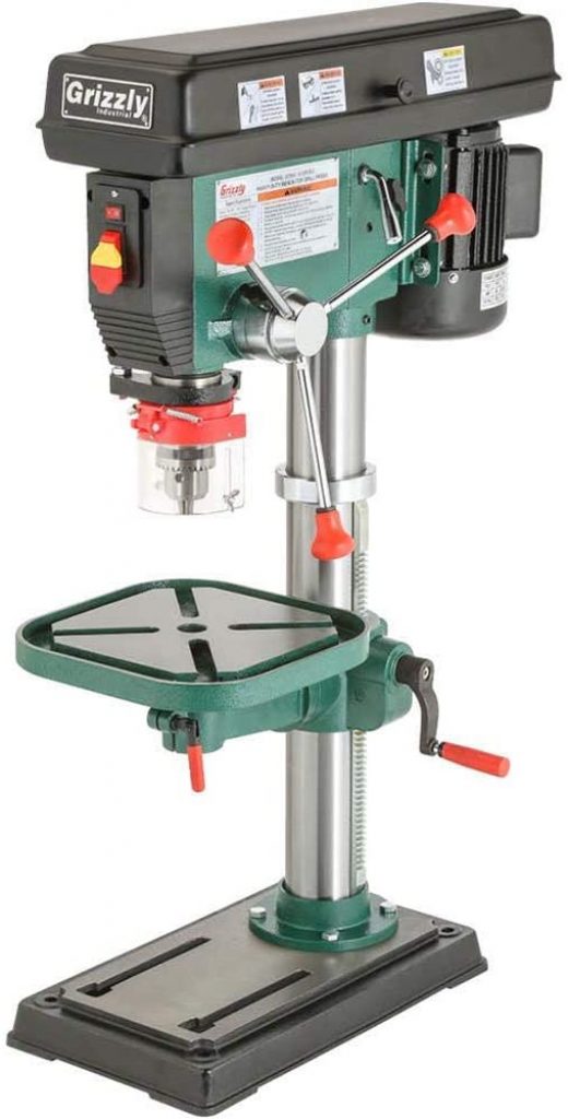 Grizzly G7943 12 Speed Heavy-Duty Bench-Top Drill Press
