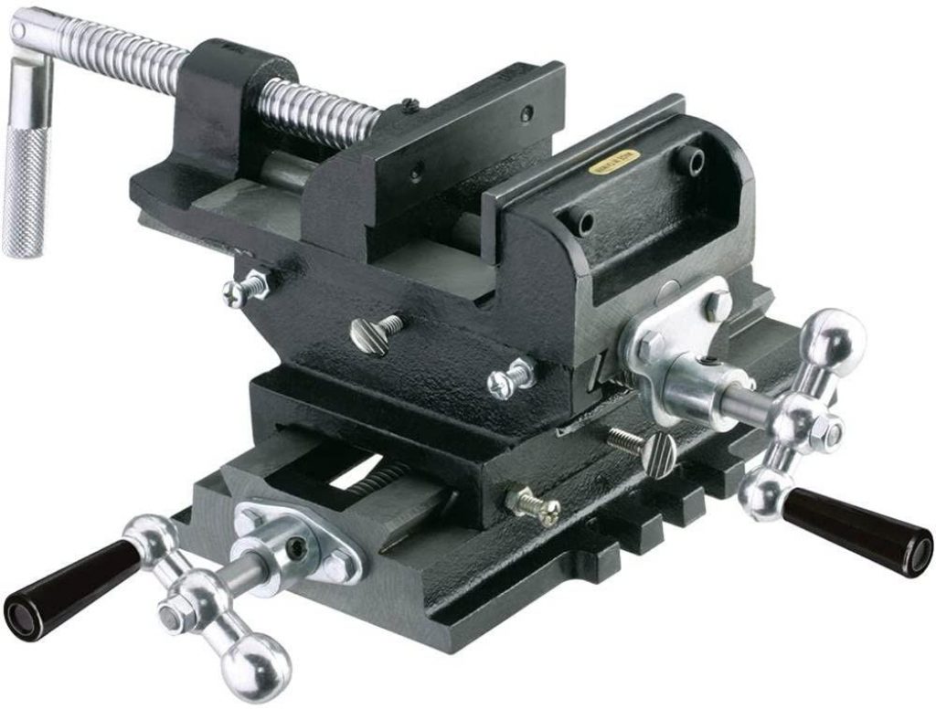 Mallofusa 5 Cross Slide Drill Press Vise X-Y Clamp Machine Metal Milling 2 Way HD 