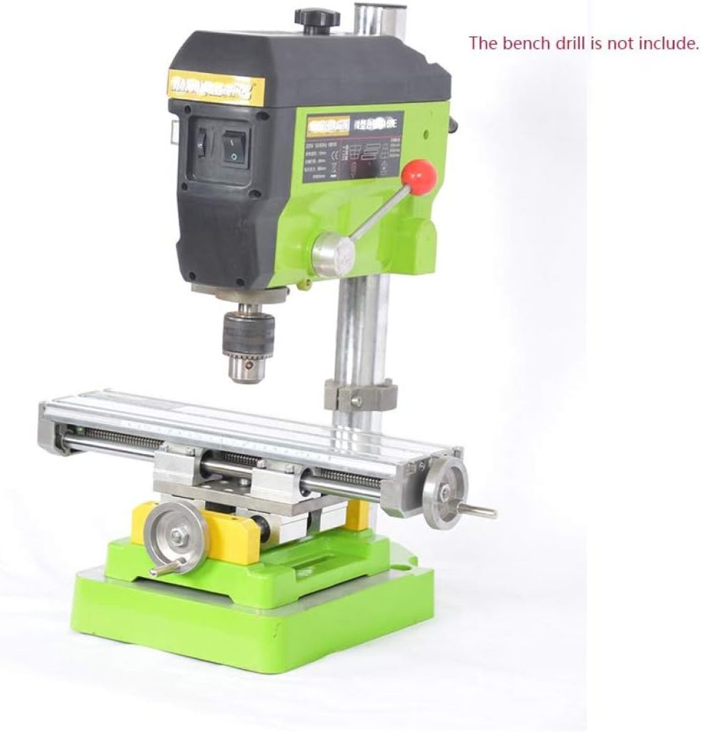 Mini Milling Machine Work Table Vise Portable Compound Bench X-Y 2 Axis Adjustive Cross Slide Table , for Bench Drill Press 12.2inches-3.54 (310mm 90mm)